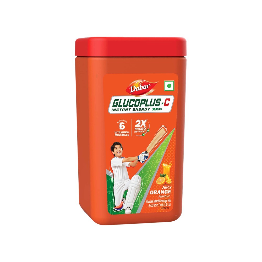 Dabur Orange Instant Energy Glucose Drink Mix