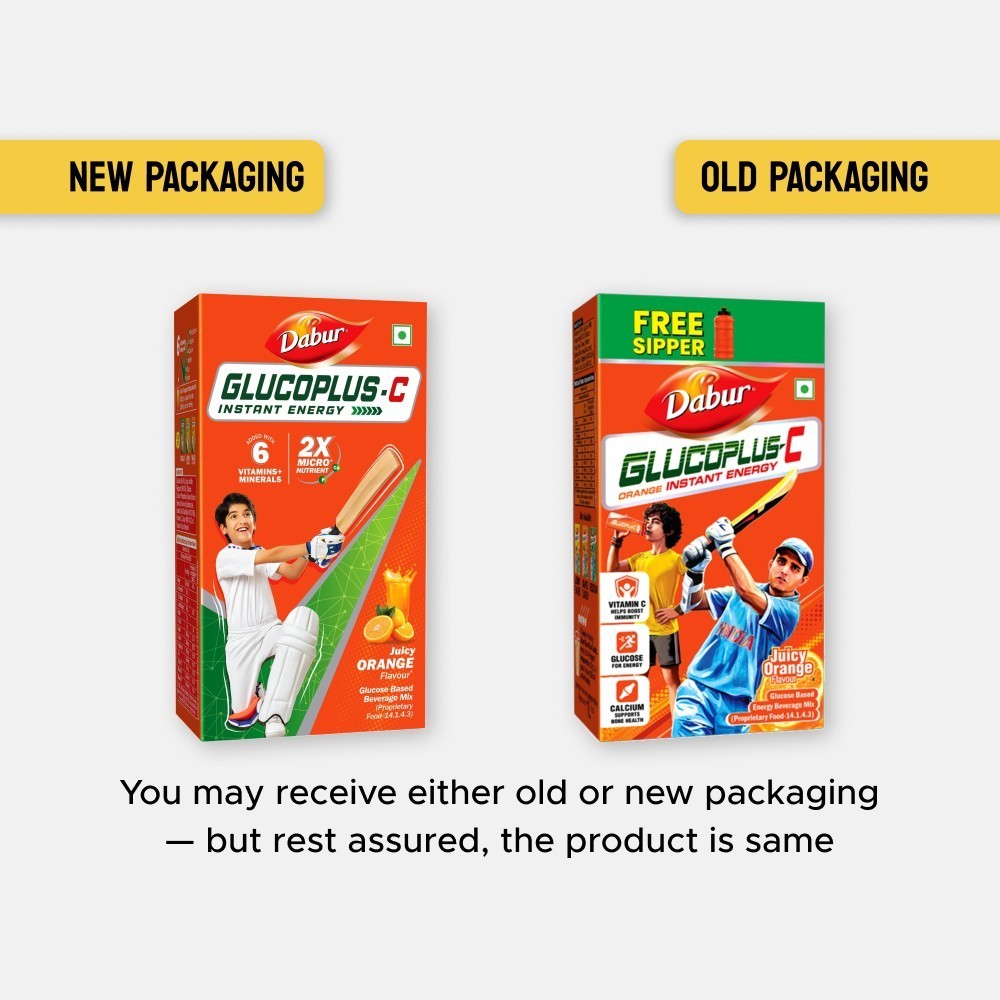 Dabur Orange Instant Energy Glucose Drink Mix