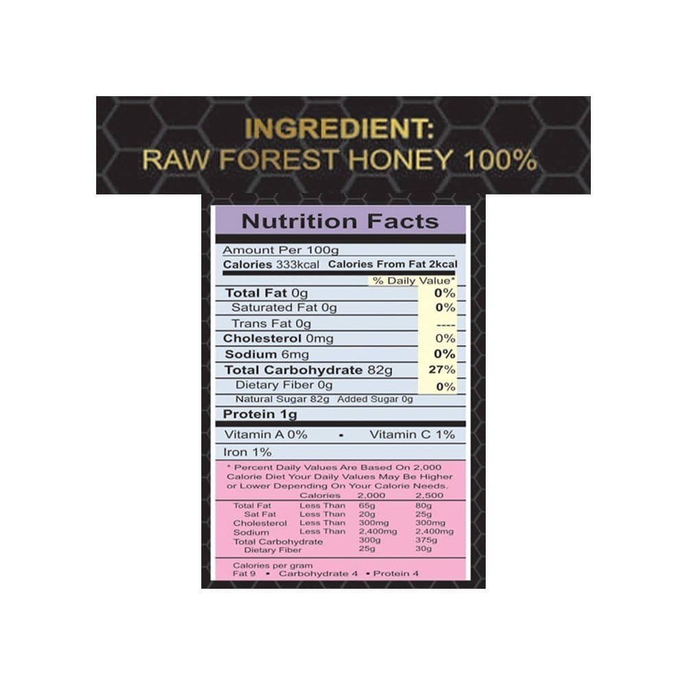 Dadev Raw and Unprocessed Forest Honey