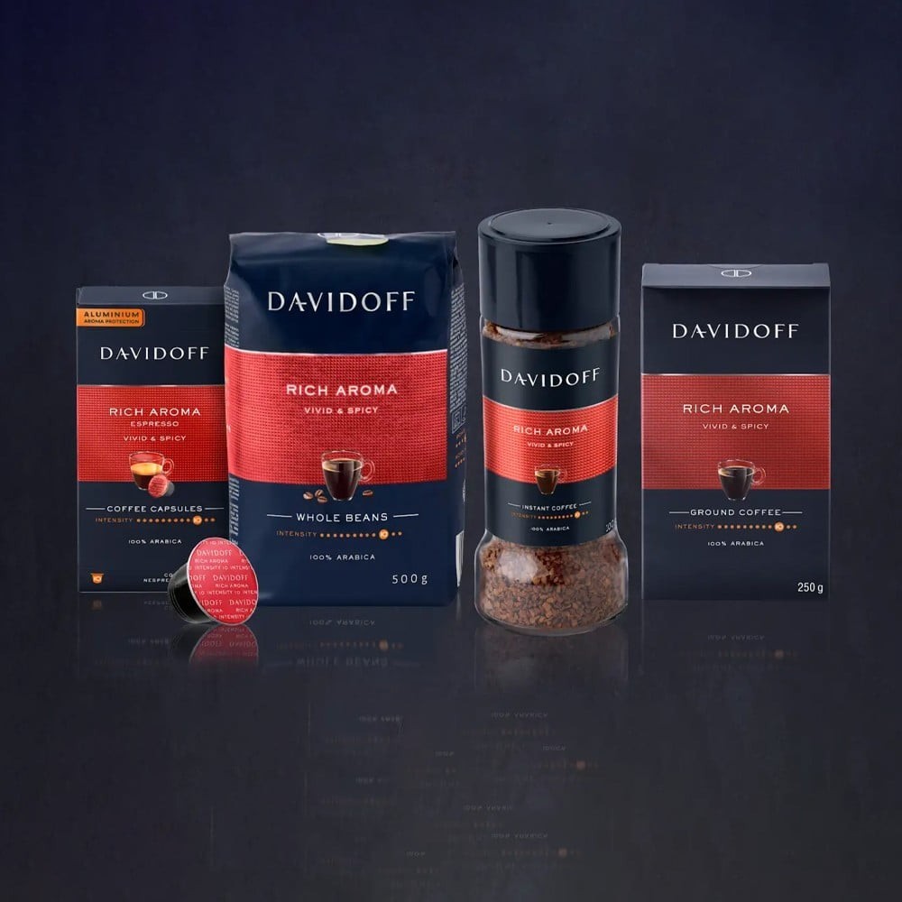 Davidoff Rich Aroma Instant Coffee 10/12 Intensity