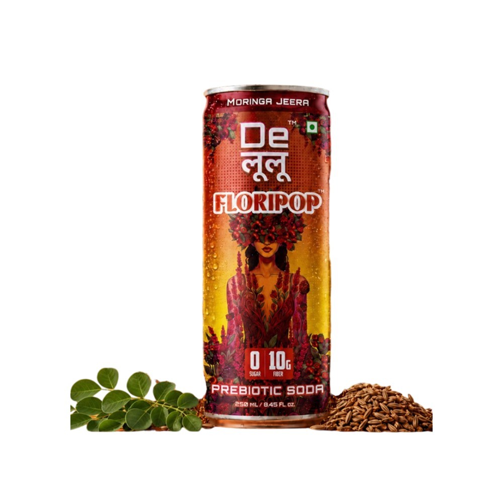 Delulu Floripop Prebiotic Soda (Moringa Jeera)