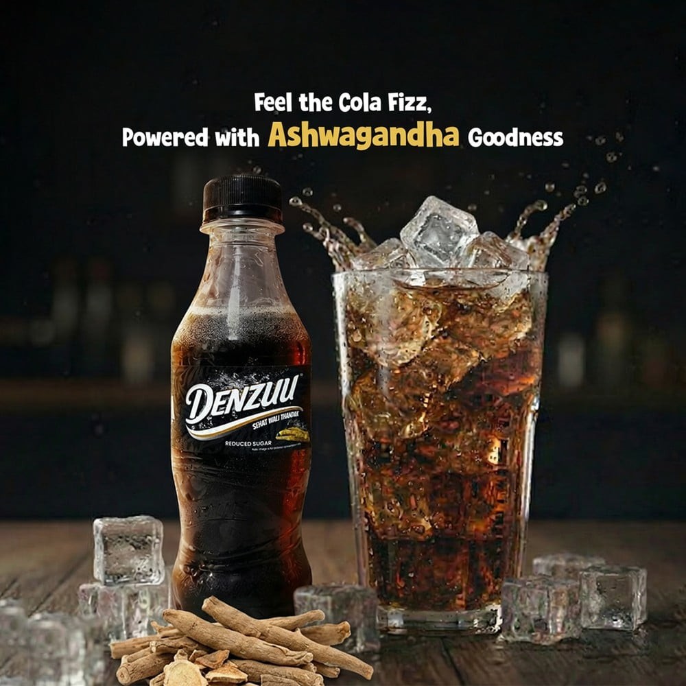 Denzuu Cola Soft Drink with Ashwagandha Extract