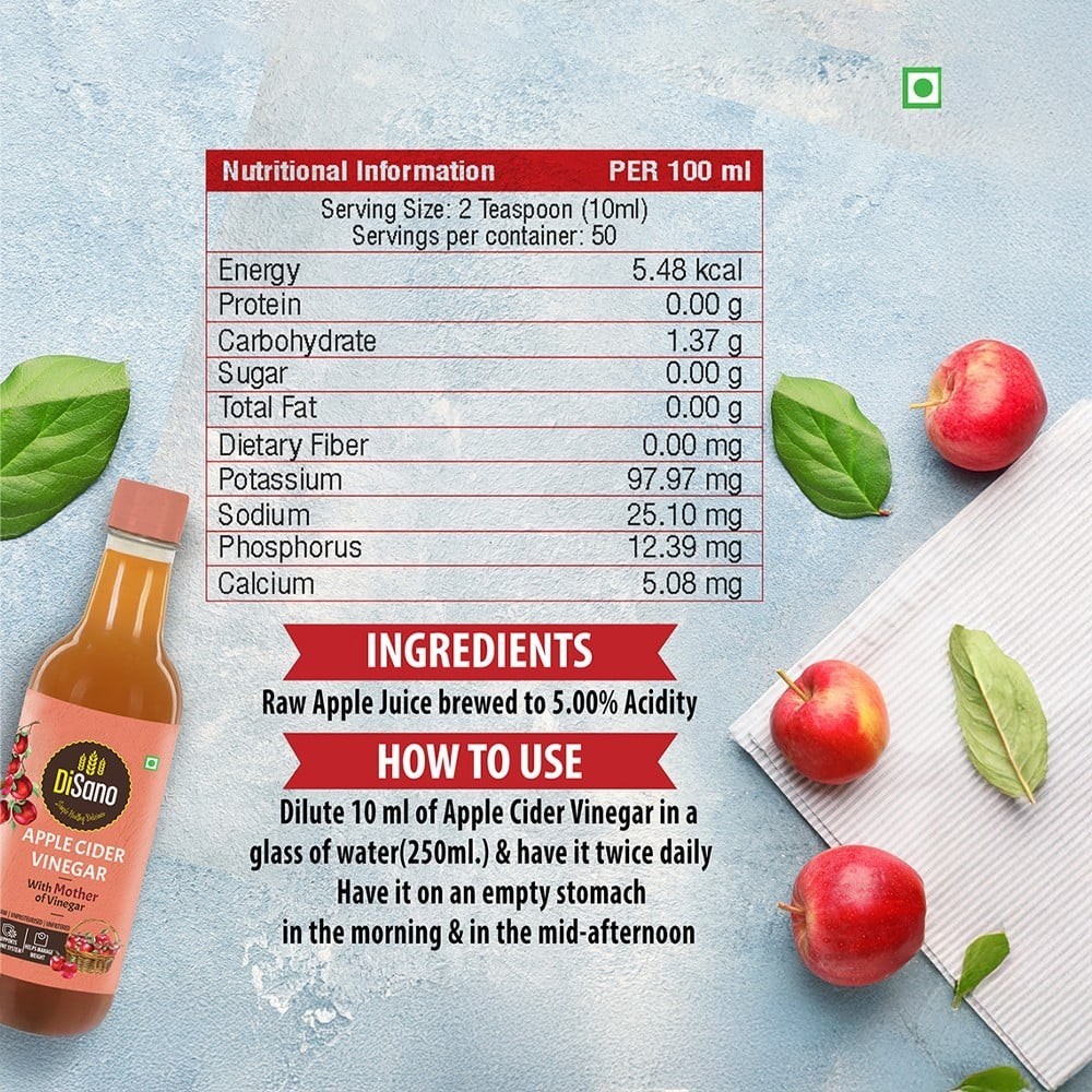 Disano Apple Cider Vinegar With Mother Vinegar