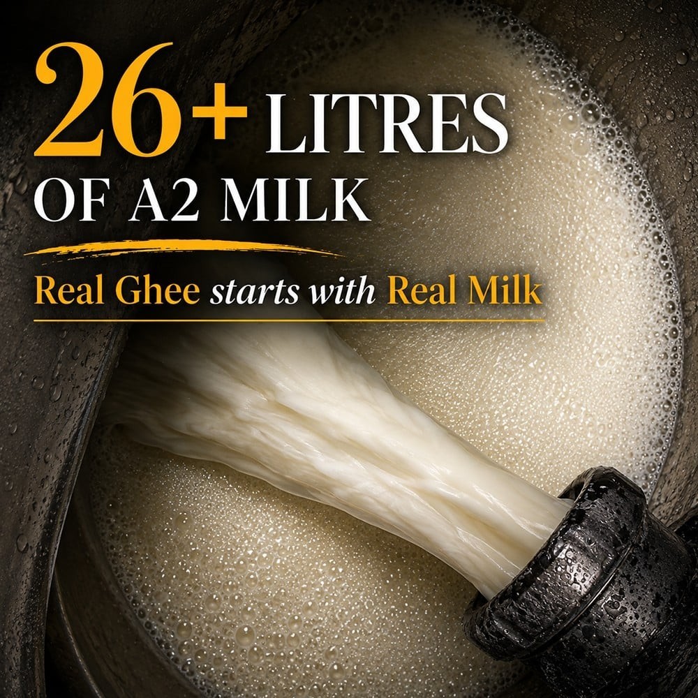 Doodhvale Farms A2 Vedic Desi Cow Ghee