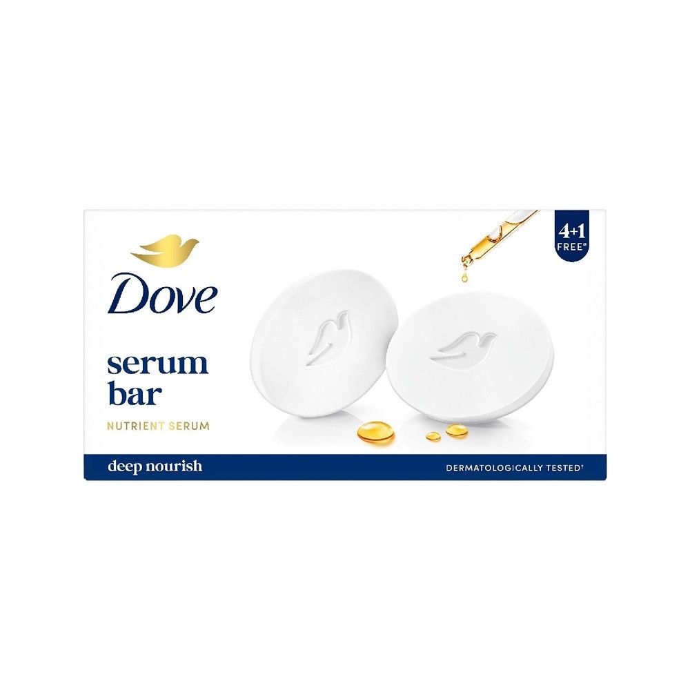Dove Cream Beauty Bathing Soap (125 g) - Buy 4 Get 1 Free