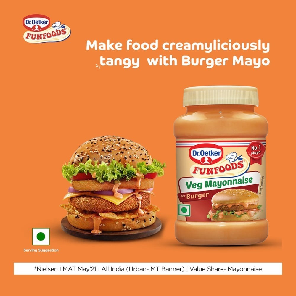 Dr. Oetker FunFoods Burger Mayonnaise