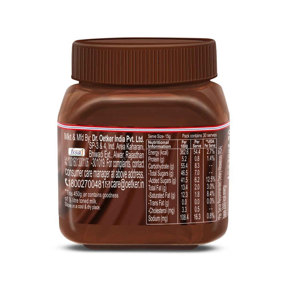 Dr. Oetker FunFoods Chocolate Milk Spread