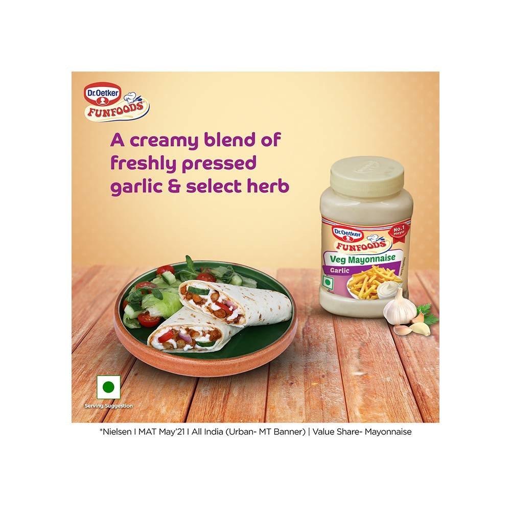 Dr. Oetker FunFoods Veg Garlic Mayonnaise