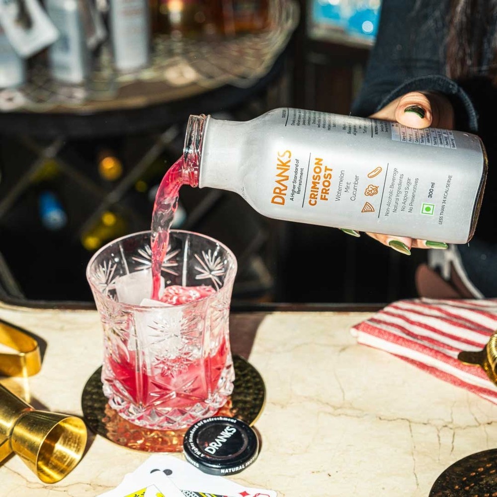 Dranks Crimson Frost Premium Craft Mocktail