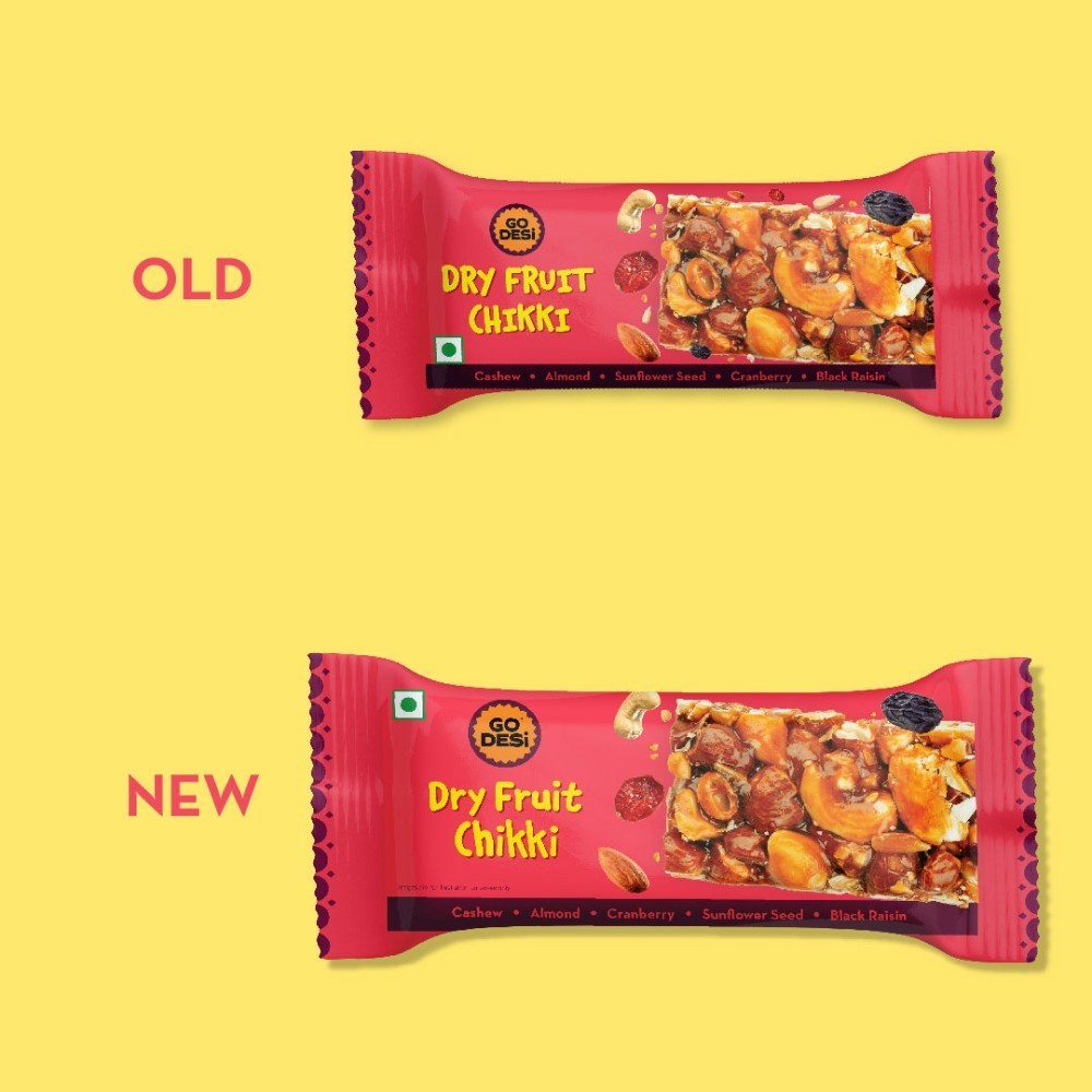 Dry Fruit Chikki Bar with 5 Dry Fruit by GO DESi