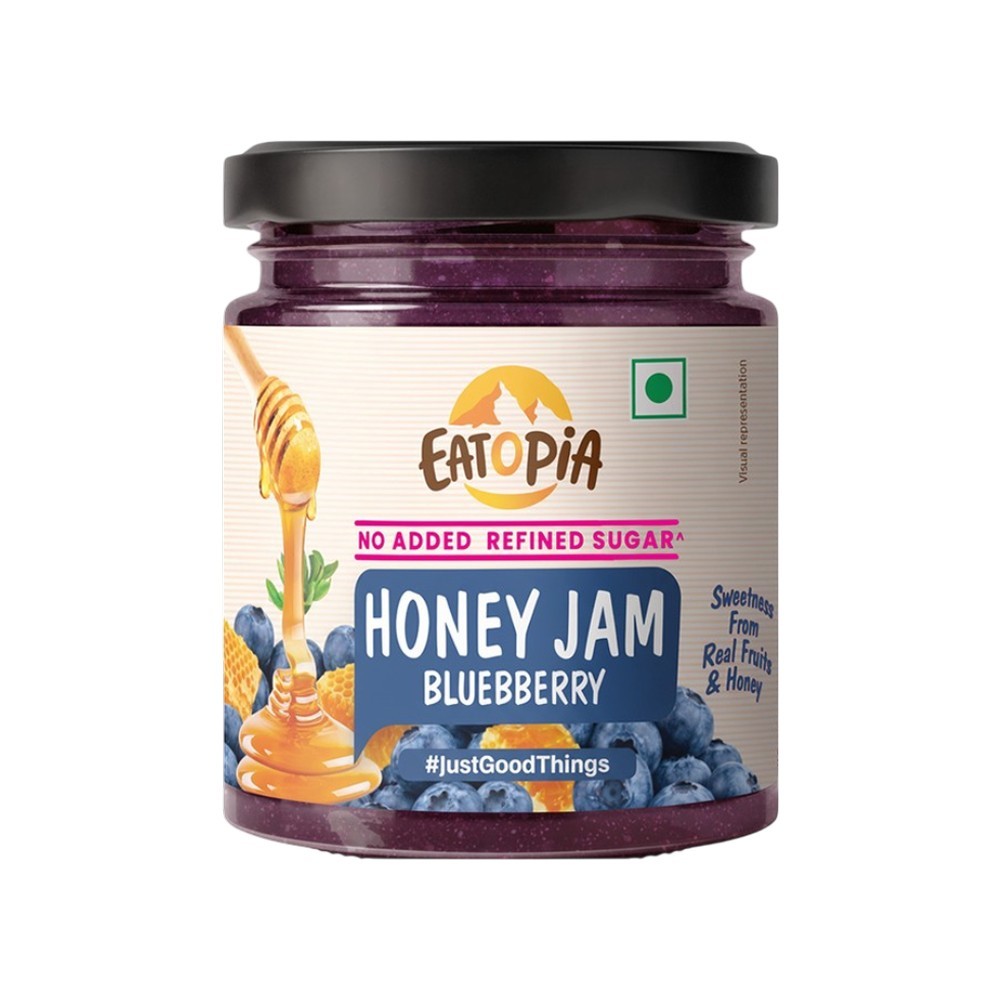 Eatopia Blueberry Honey Jam