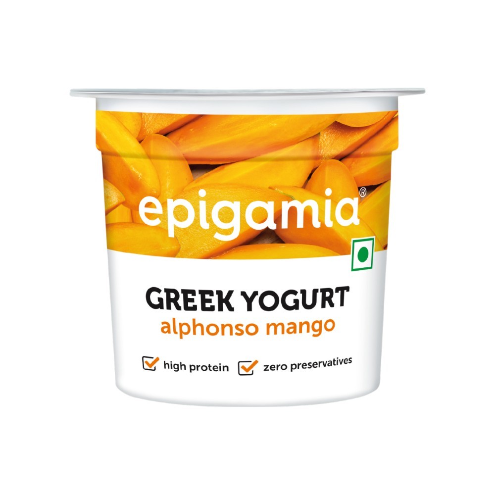 Epigamia Alphonso Mango Flavoured Greek Yogurt