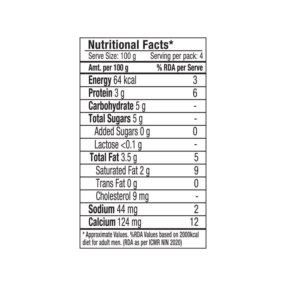 Epigamia Lactose Free Cup Curd