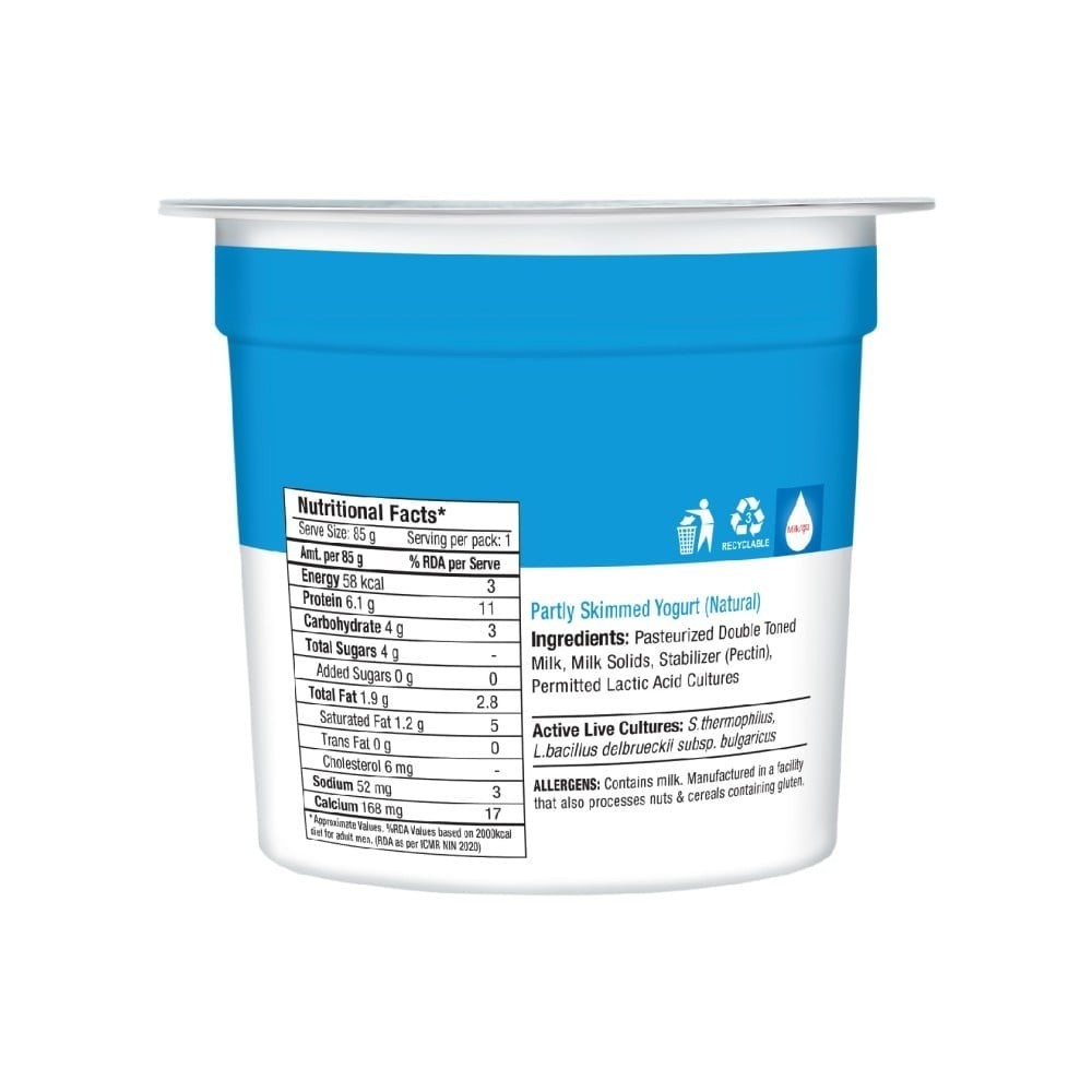 Epigamia Natural Greek Yogurt (85 g)