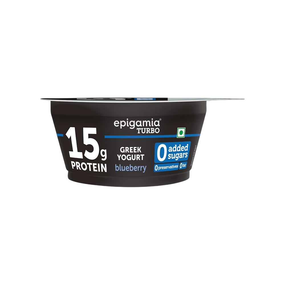 Epigamia Turbo Blueberry Protein Yogurt