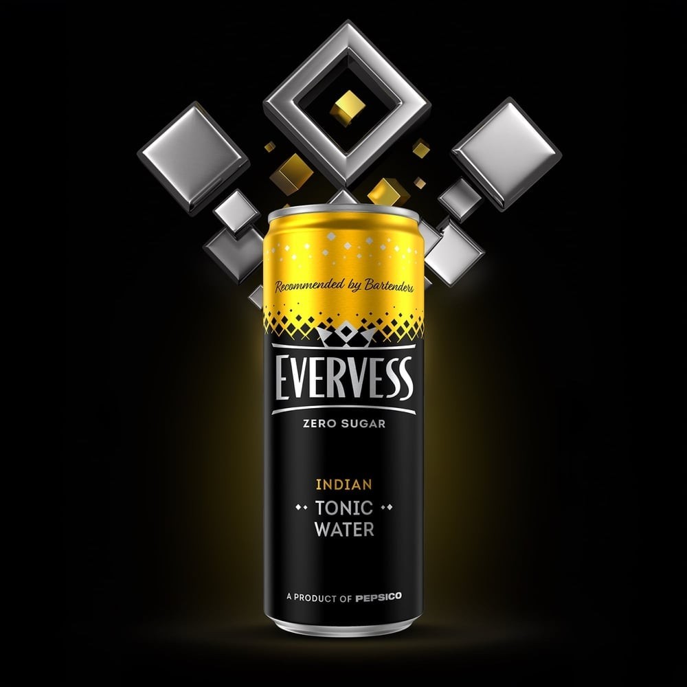 Evervess Zero Sugar Indian Tonic Water