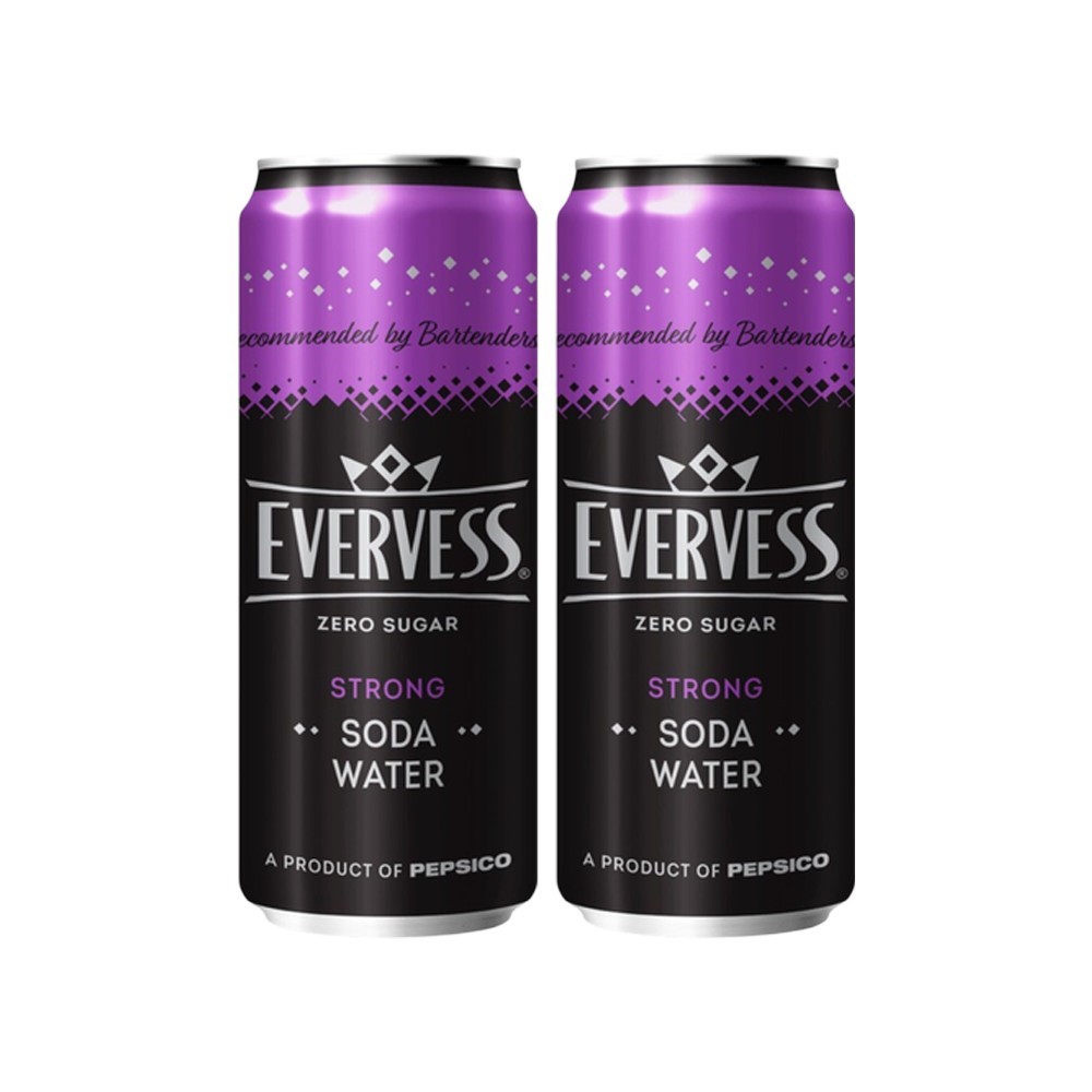 Evervess Zero Sugar Strong Soda Water