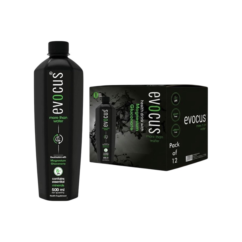 Evocus Black Drink with Magnesium Gluconate