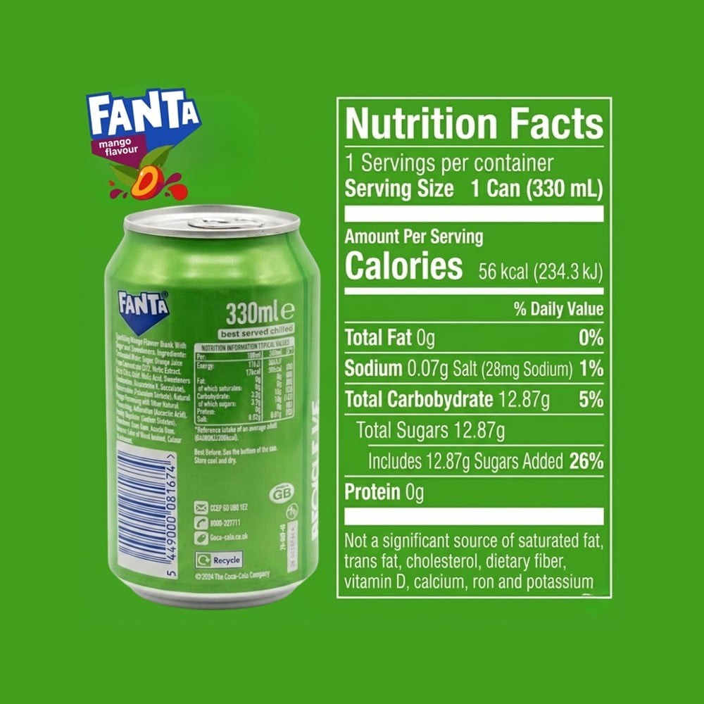 Fanta Mango Soft Drink
