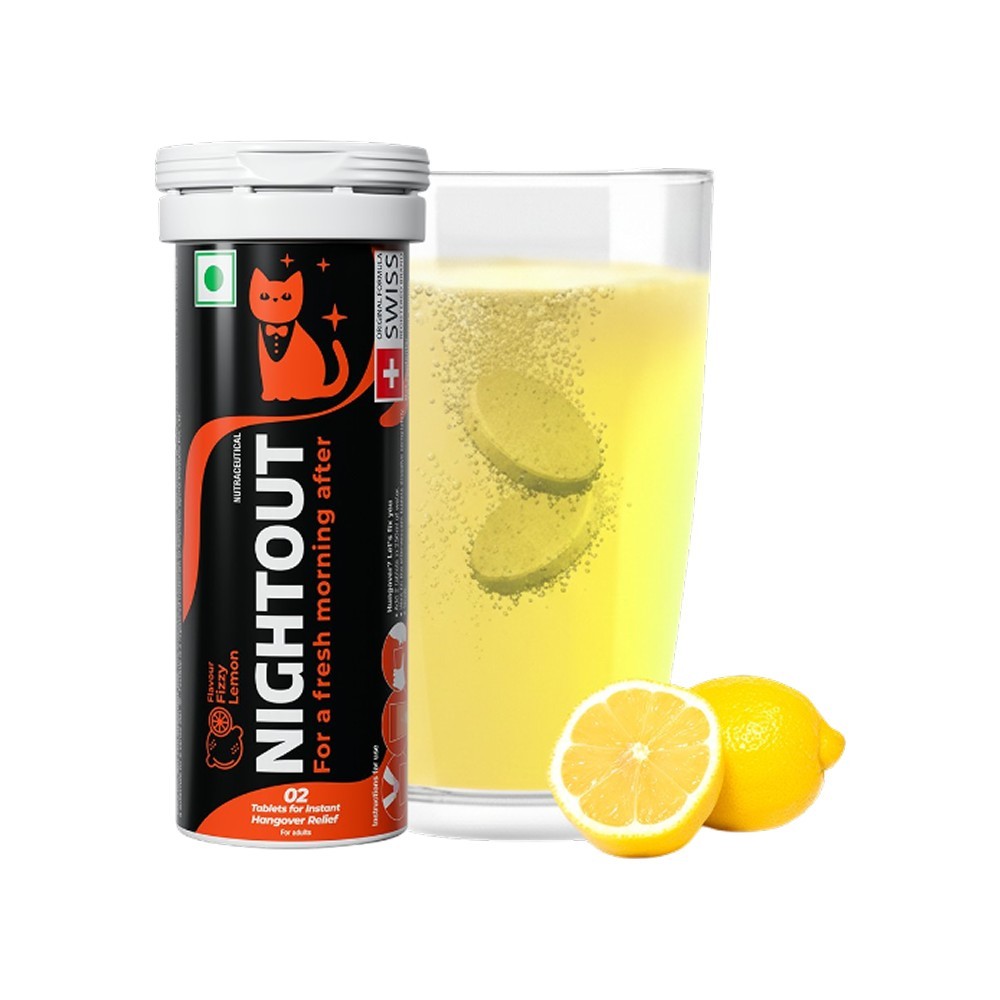 Fast&Up Nightout Instant Hangover Solution (Lemon Effervescent Tablets)