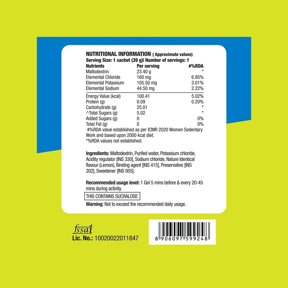 Fast&Up Non-Caffeinated Energy Gel Sachets