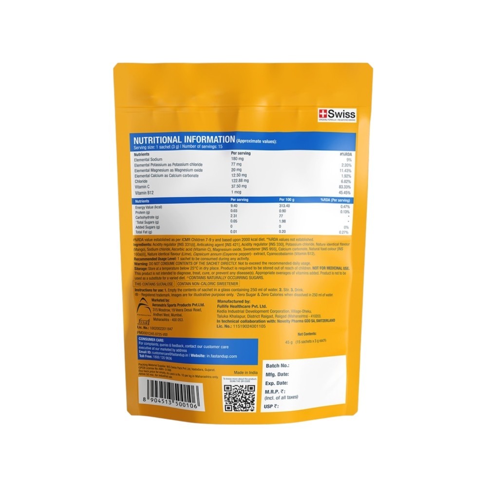 Fast&Up Reload Instant Hydration Powder Mango Samba