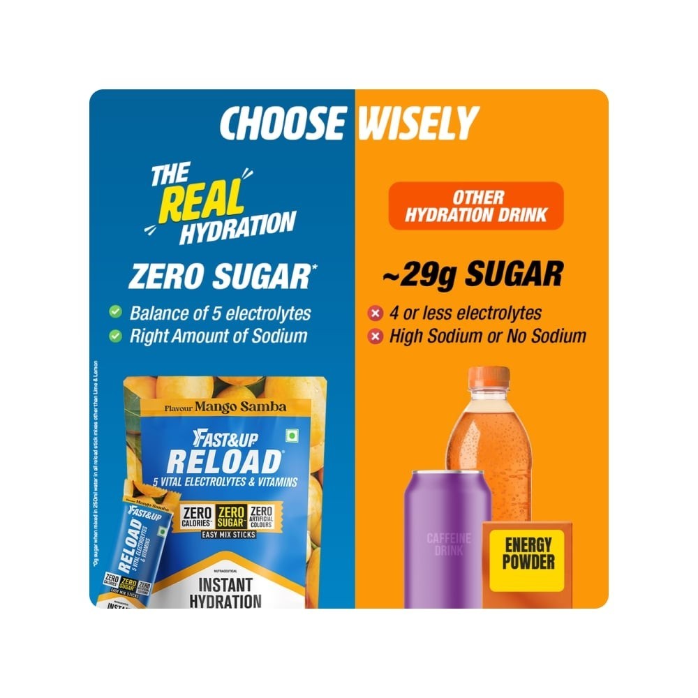 Fast&Up Reload Instant Hydration Powder Mango Samba