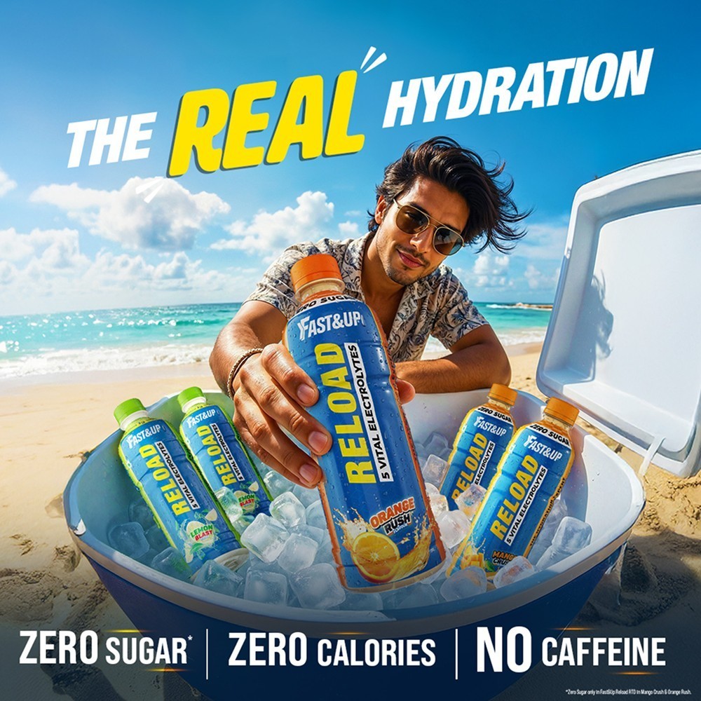 Fast&Up Reload Zero Sugar Energy Sports Drink (Orange)