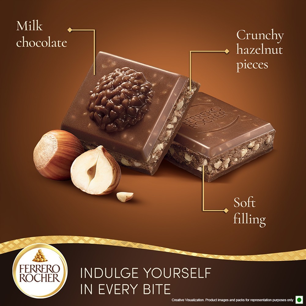 Ferrero Rocher Hazelnut Milk Chocolate Bar