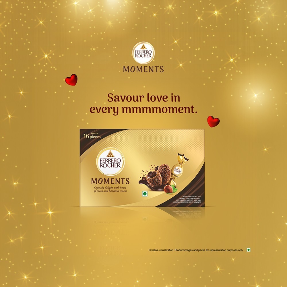 Ferrero Rocher Moments Chocolate Gift Pack (16 pieces)