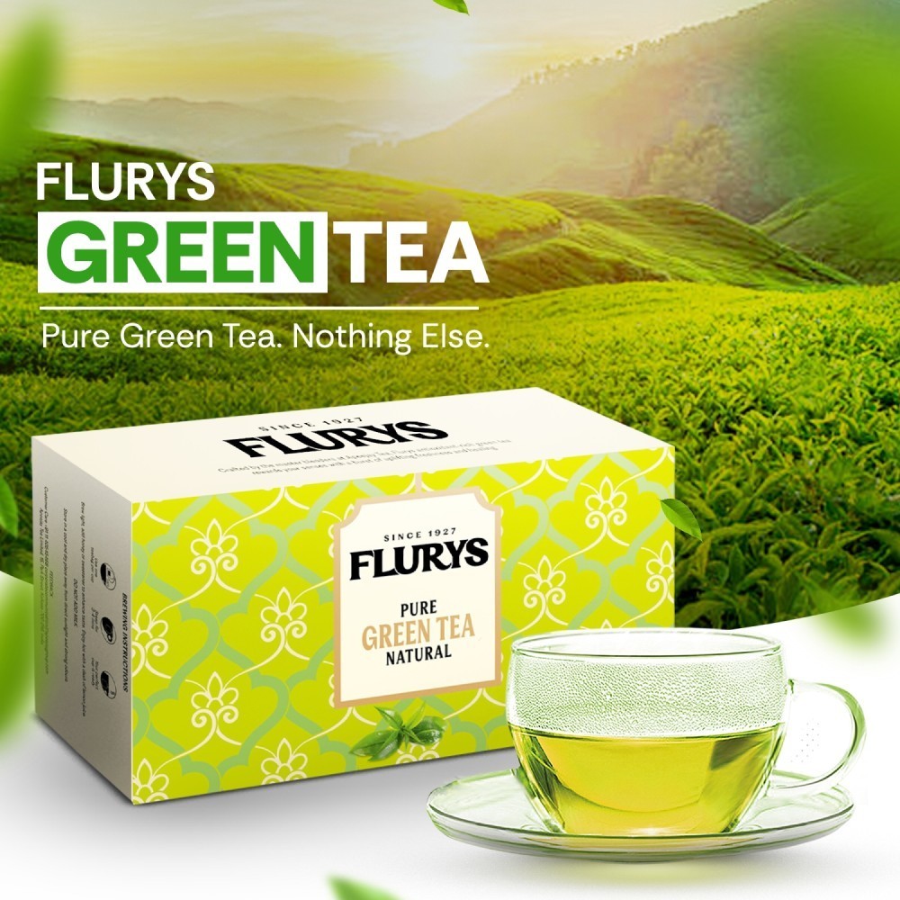 Flurys Envelop Green Tea Bags