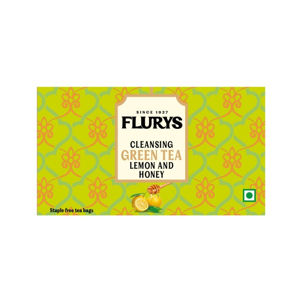 Flurys Lemon And Honey Green Tea Bags