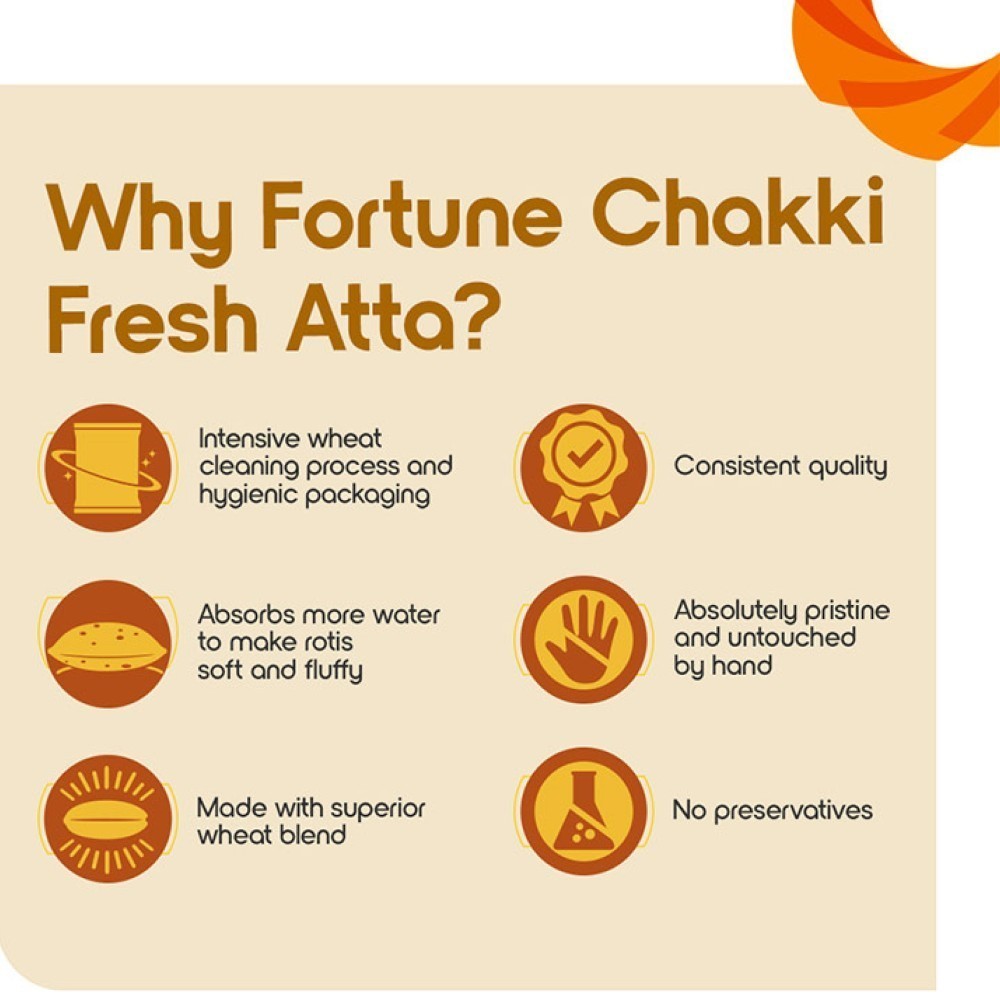 Fortune Fresh (100% Atta, 0% Maida) Chakki Atta