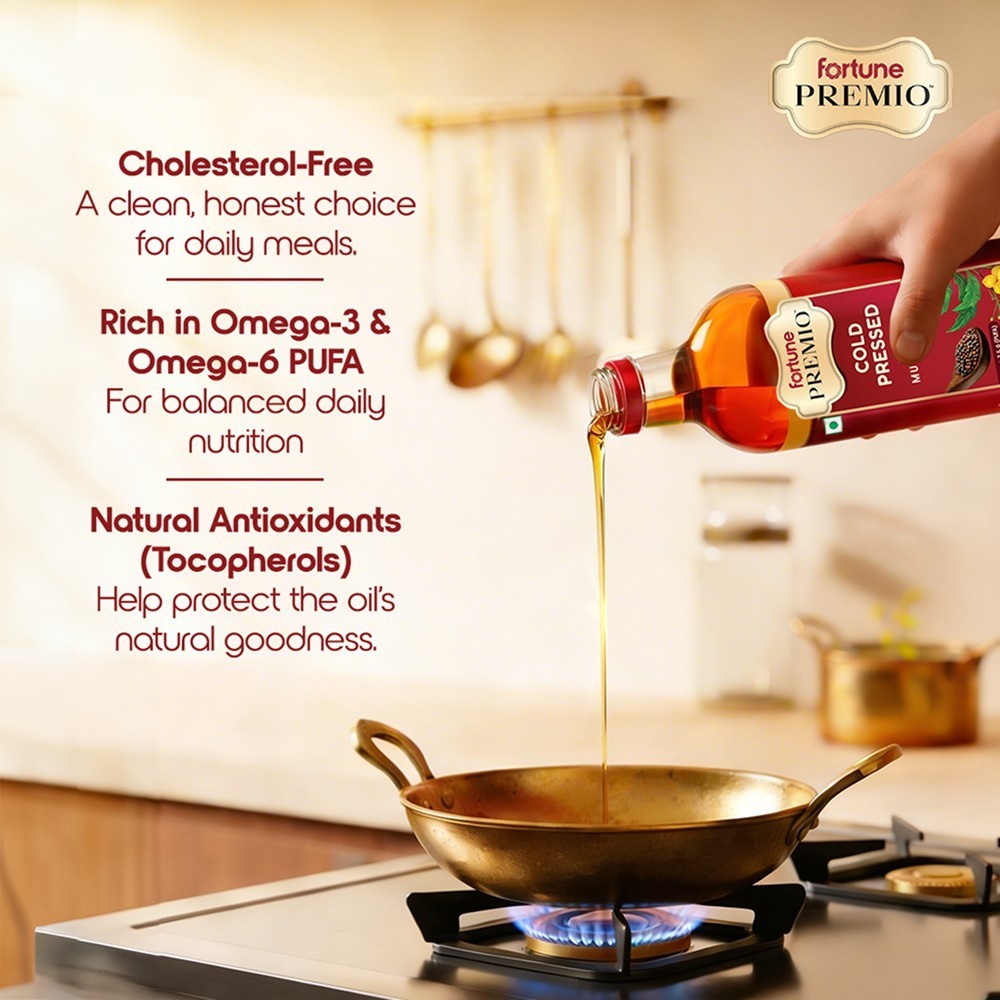 Fortune Premio Cold Pressed Mustard Oil