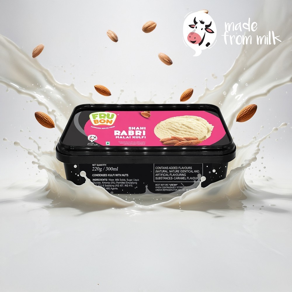 FruBon Shahi Rabri Malai Ice Cream Tub
