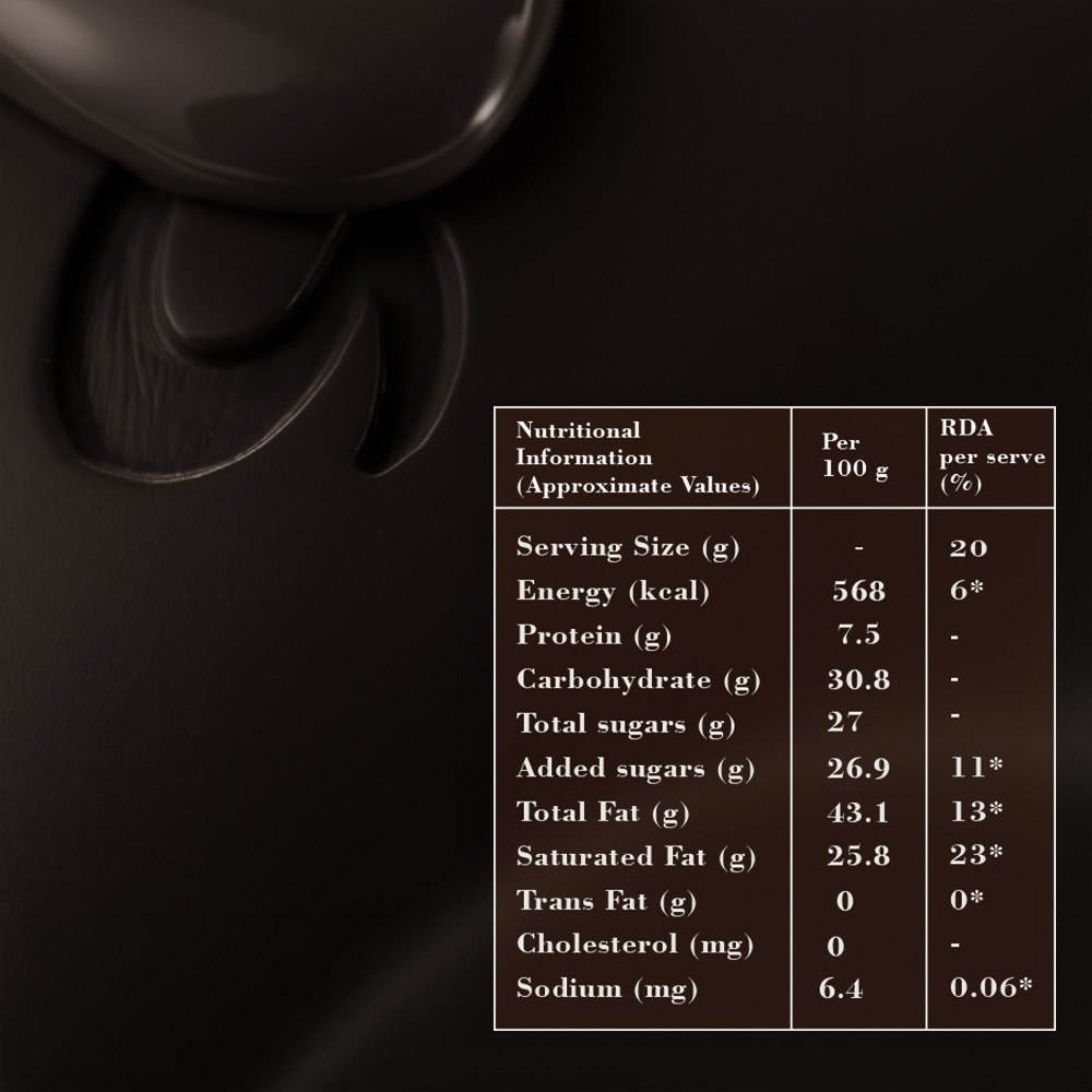 Galaxy Fusions Dark Chocolate Bar with 70% Cocoa