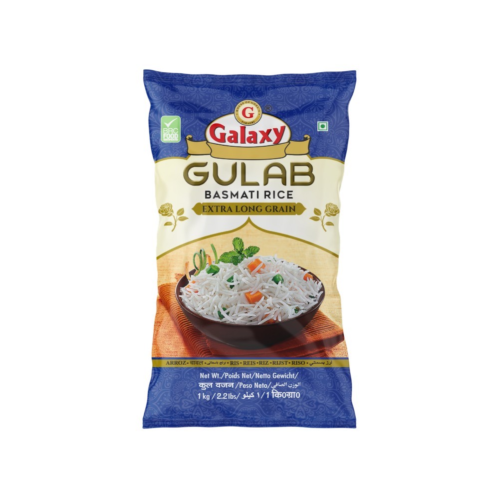 Galaxy Gulab Basmati Rice (Extra Long Grain)