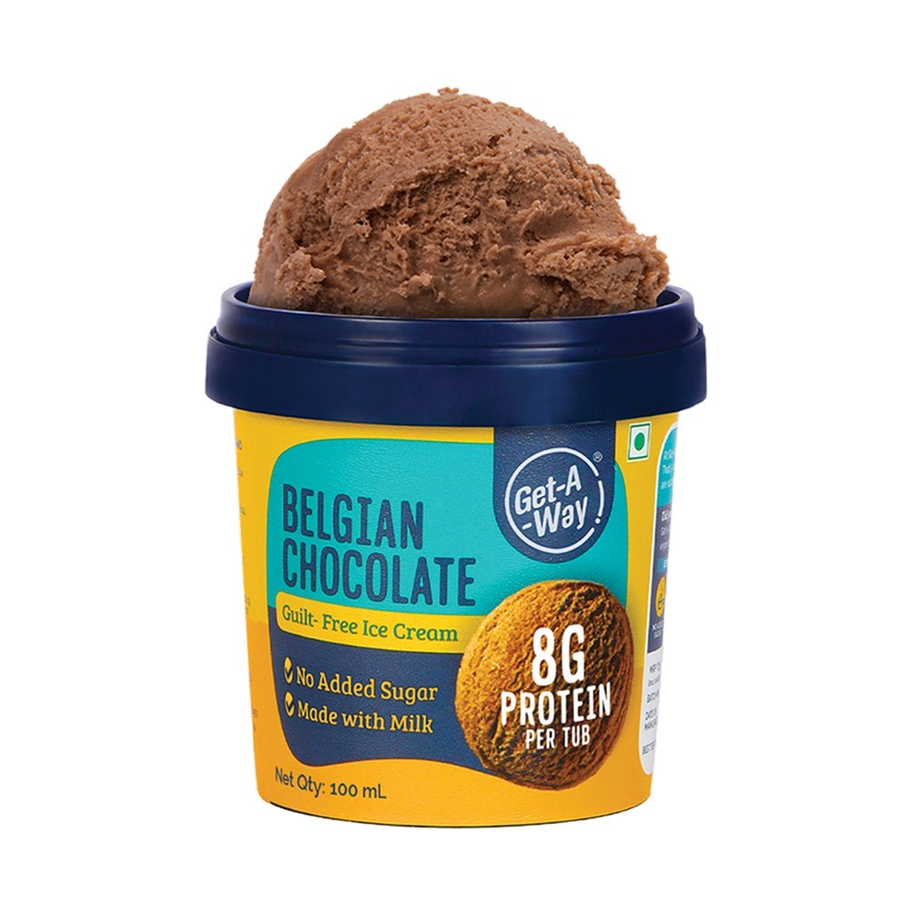 Get-A-Way Belgian Chocolate Ice Cream Cup