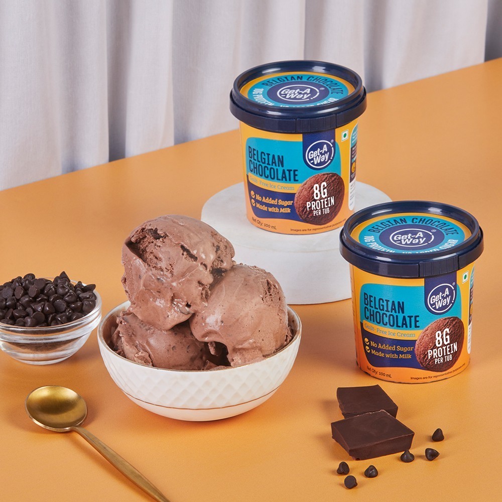 Get-A-Way Belgian Chocolate Ice Cream Cup