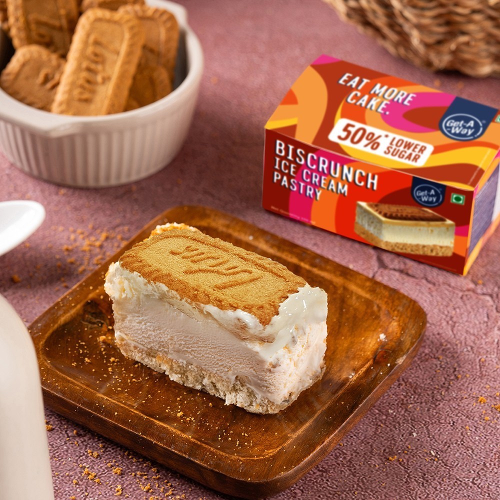 Get-A-Way Biscrunch Ice Cream Cake Slice (Pastry)