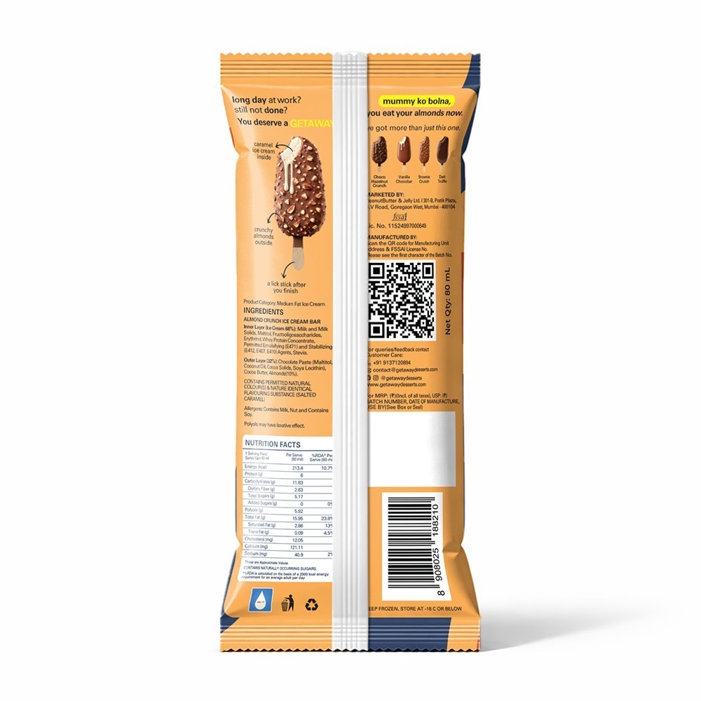 Get-A-Way Brownie Crunch Ice Cream Stick