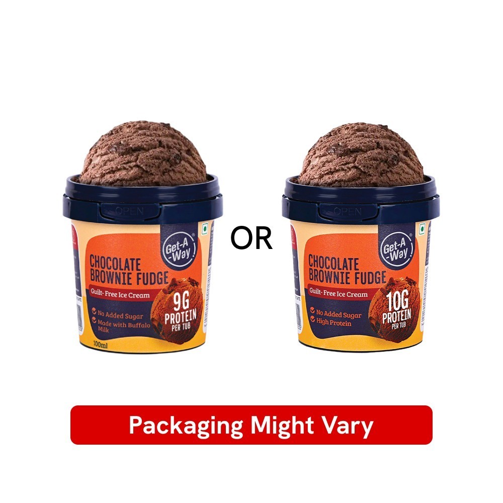 Get-A-Way Chocolate Brownie Fudge Ice Cream Cup