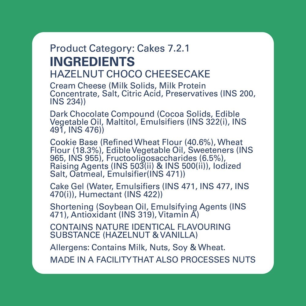 Get-A-Way Hazelnut Choco Cheesecake Jar
