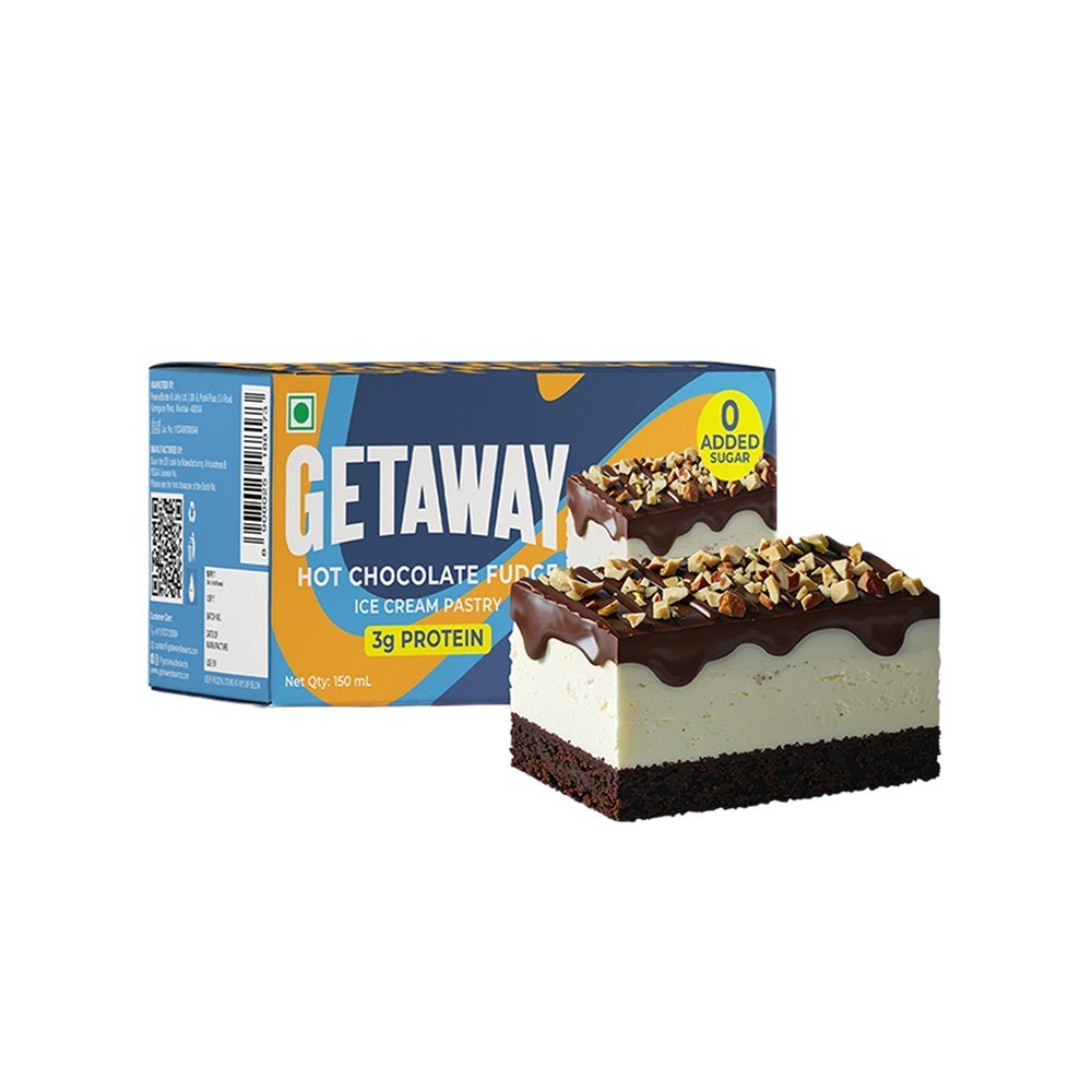 Get-A-Way Hot Chocolate Fudge Ice Cream Cake Slice