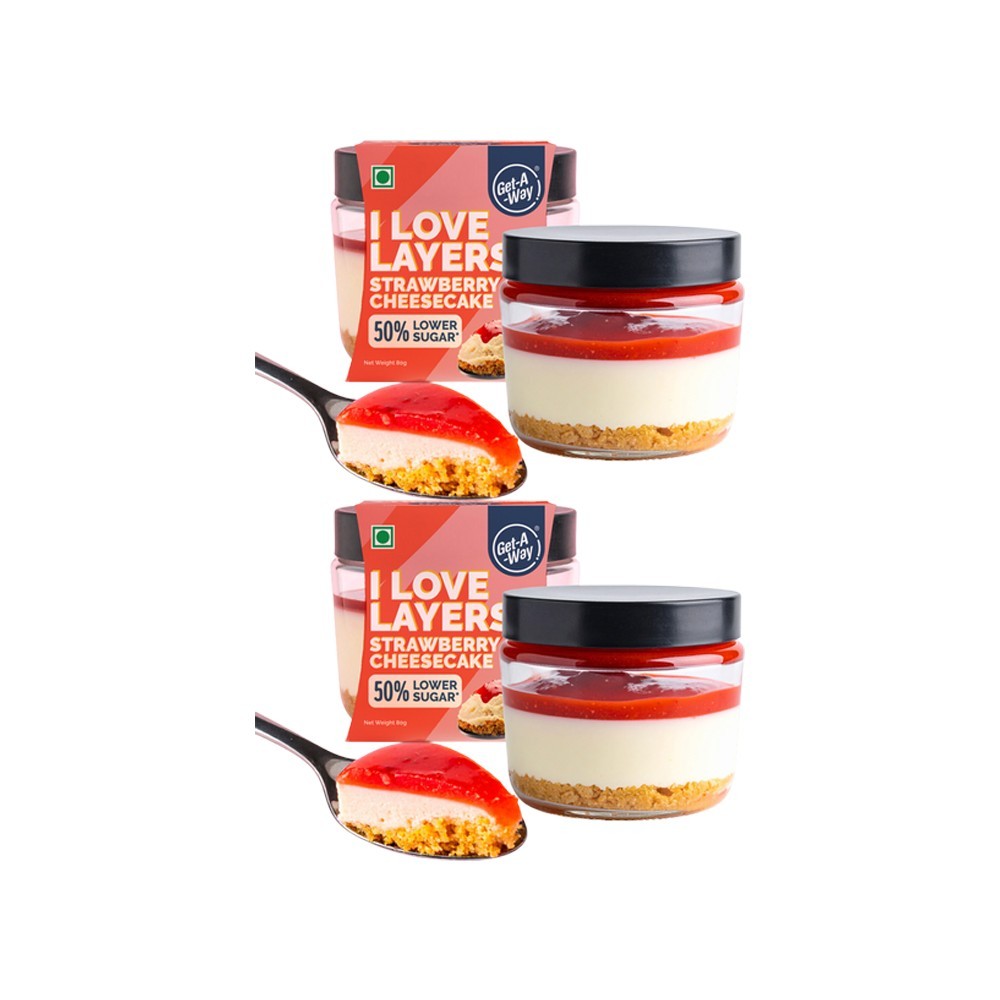 Get-A-Way Strawberry Cheesecake Jar