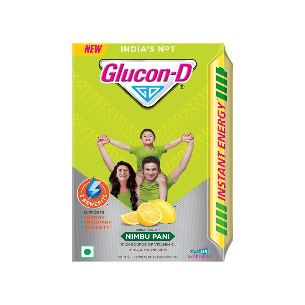 Glucon-D Nimbu Pani Instant Energy Drink Mix