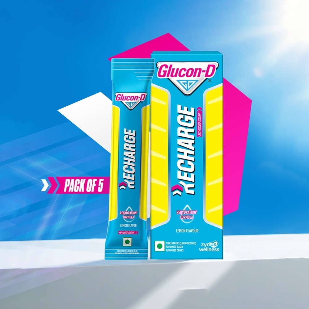 Glucon-D Recharge Lime Instant Energy Drink Mix