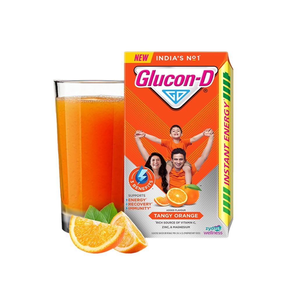 Glucon-D Tangy Orange Instant Energy Drink Mix