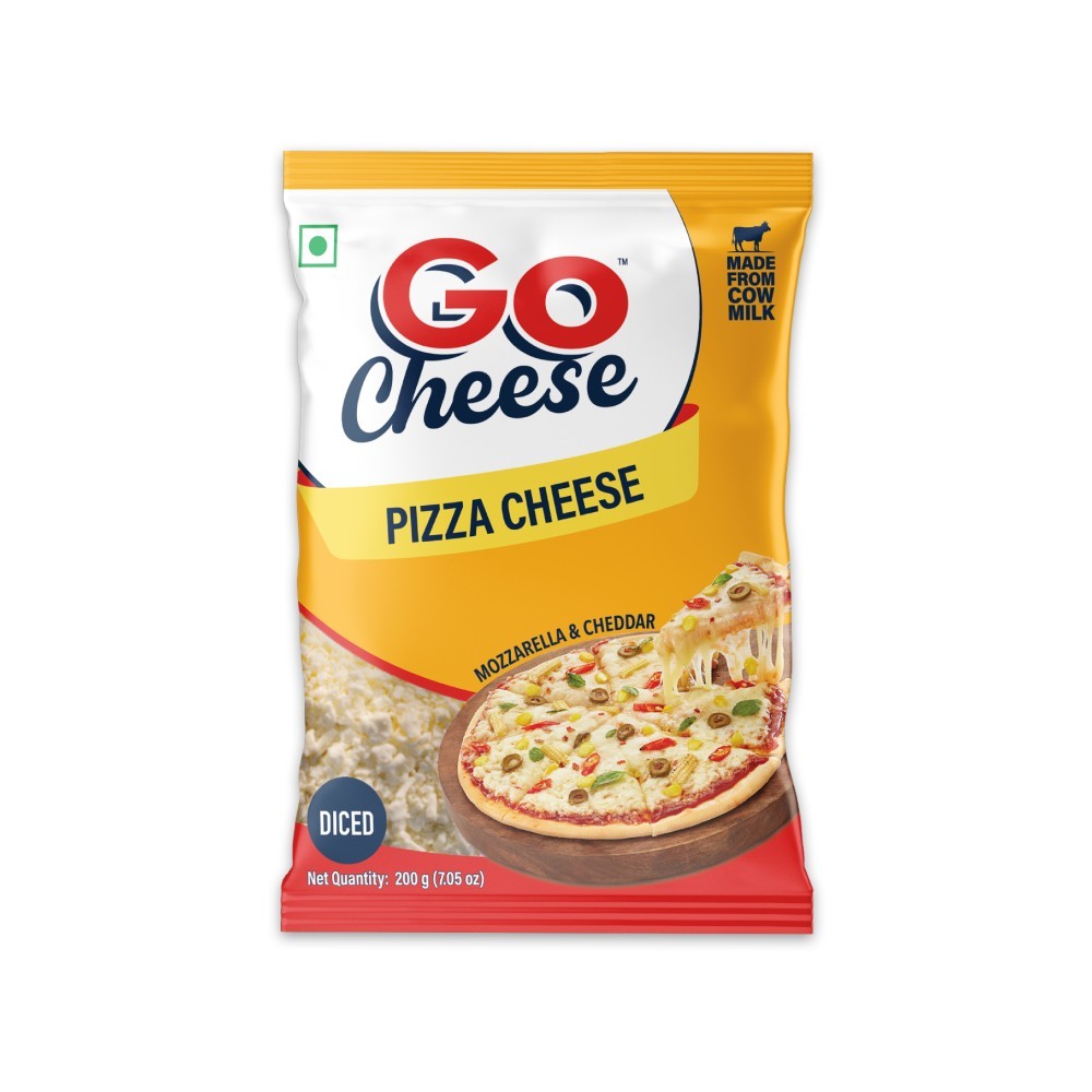Go Cheese Pizza Mozzarella & Cheddar Diced Cheese