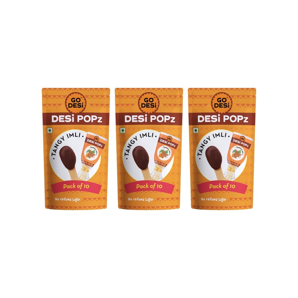 GO DESi Popz Tangy Imli Lollipop Candy